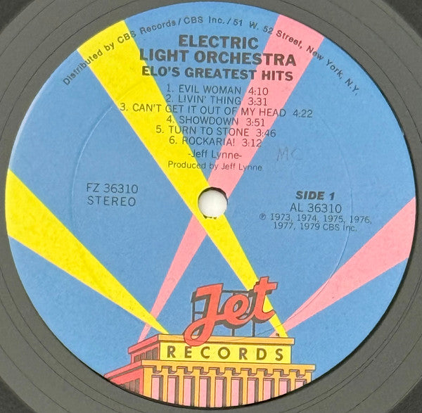 Electric Light Orchestra - ELO's Greatest Hits - Vinyl, LP, Compilation, Stereo 3