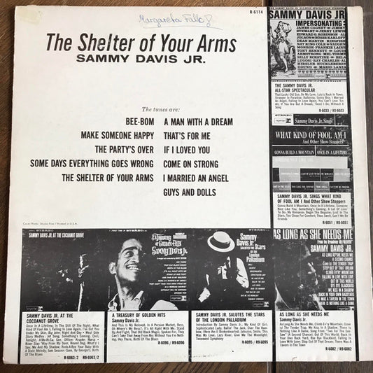 Sammy Davis Jr. - The Shelter Of Your Arms - LP 2