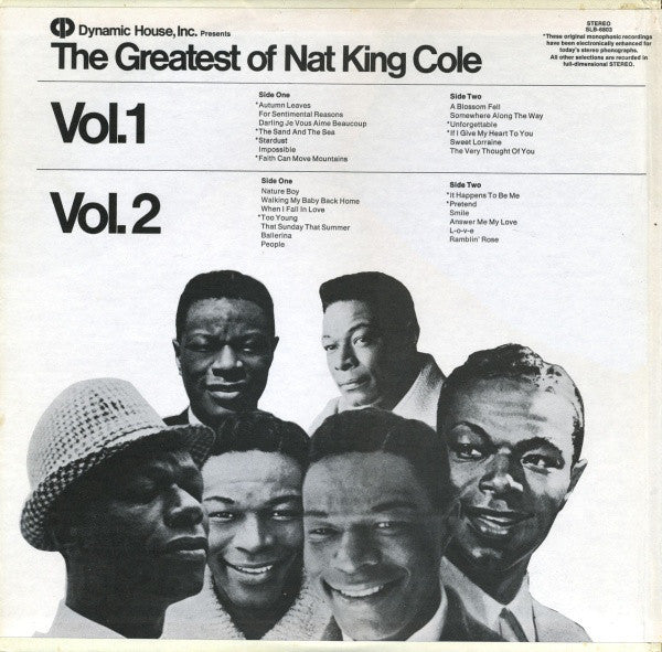Nat King Cole - The Greatest Of Nat King Cole Volume 1 - LP 3