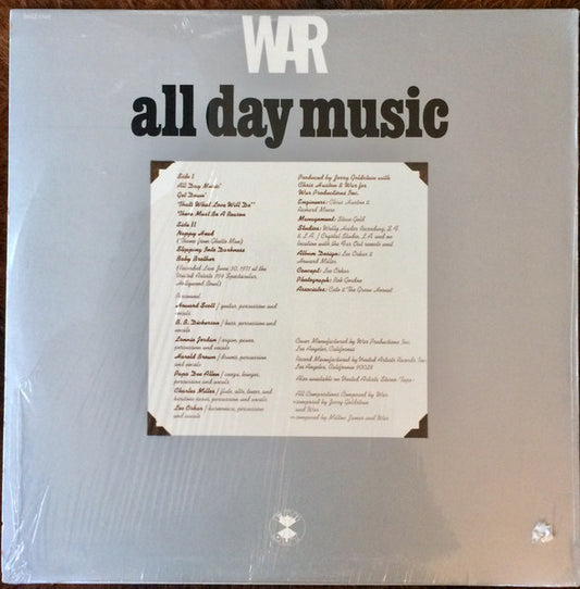 War - All Day Music - LP 2