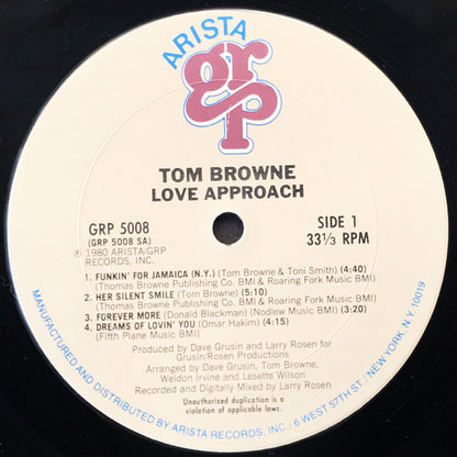 Tom Browne - Love Approach - Vinyl, LP, Album 3