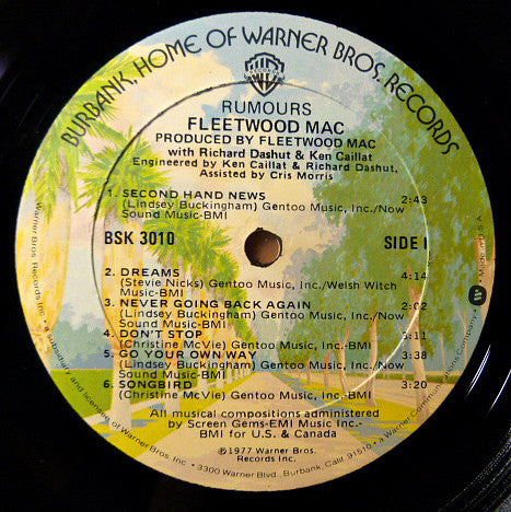 Fleetwood Mac - Rumours - LP 3