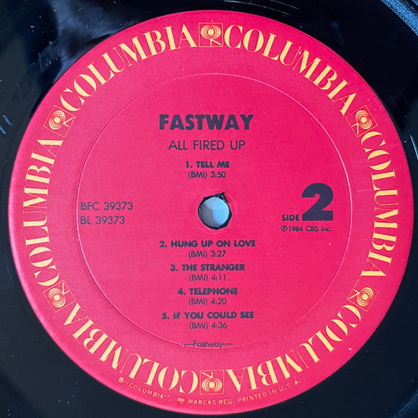 Fastway (2) - All Fired Up! - Vinyl, LP, Album 4