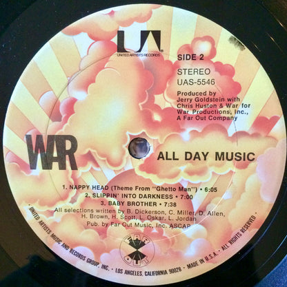 War - All Day Music - LP 4