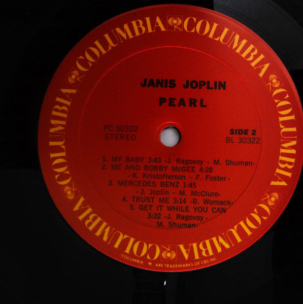 Janis Joplin - Pearl - LP 4