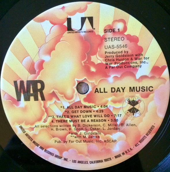 War - All Day Music - LP 3