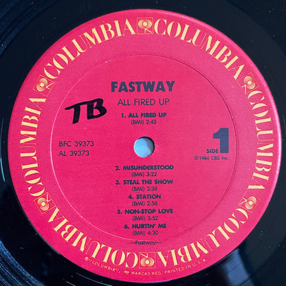 Fastway (2) - All Fired Up! - Vinyl, LP, Album 3
