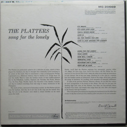 The Platters - Song For The Lonely - Vinyl, LP, Album, Mono 2