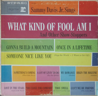 Sammy Davis Jr. - Sammy Davis Jr Sings What Kind Of Fool Am I (And Other Show-Stoppers) - LP