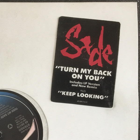 Sade - Turn My Back On You - 12" 4
