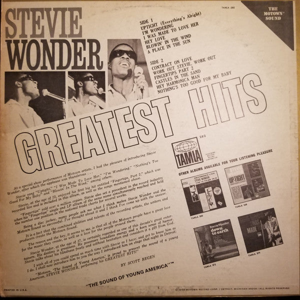 Stevie Wonder - Greatest Hits - LP 2