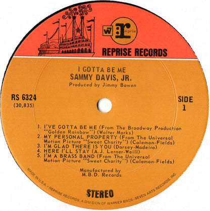 Sammy Davis Jr. - I've Gotta Be Me - LP 3