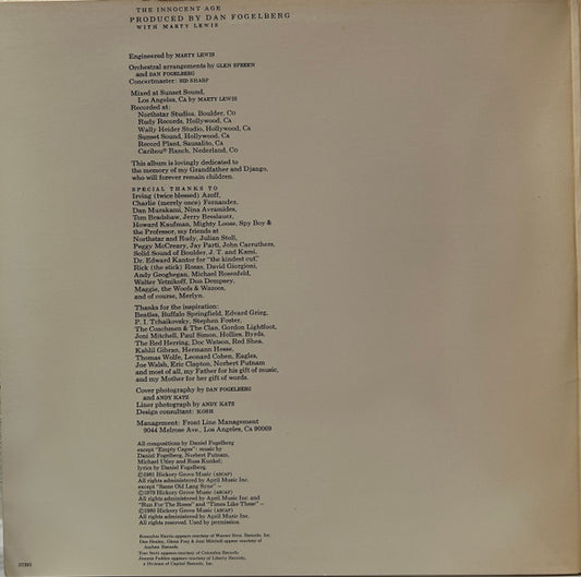 Dan Fogelberg - The Innocent Age - LP 2