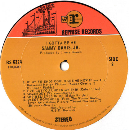 Sammy Davis Jr. - I've Gotta Be Me - LP 4