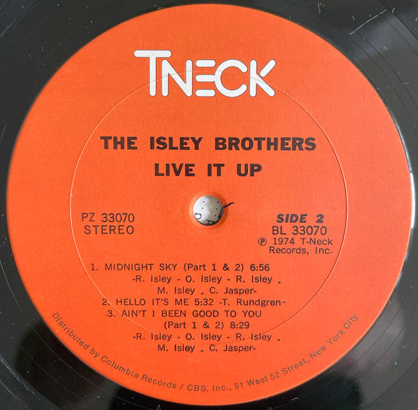 The Isley Brothers - Live It Up - LP 4
