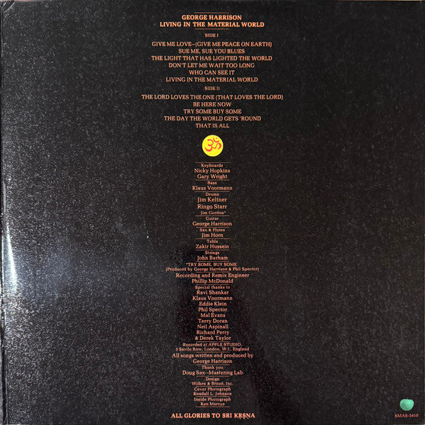 George Harrison - Living In The Material World - Vinyl, LP, Album 3