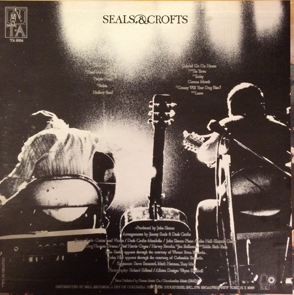 Seals & Crofts - Down Home - LP 2