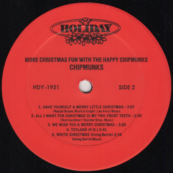 The Happy Chipmunks - More Christmas Fun With The Happy Chipmunks - LP 4