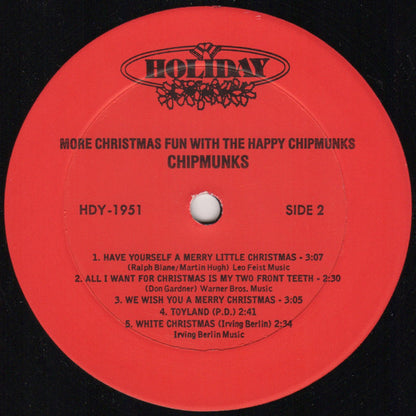 The Happy Chipmunks - More Christmas Fun With The Happy Chipmunks - LP 4