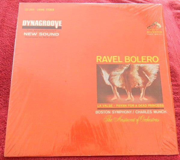 Ravel, Boston Symphony Orchestra / Charles Munch - Bolero • La Valse • Pavan For A Dead Princess - LP