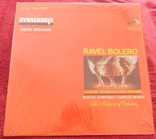 Ravel, Boston Symphony Orchestra / Charles Munch - Bolero • La Valse • Pavan For A Dead Princess - LP