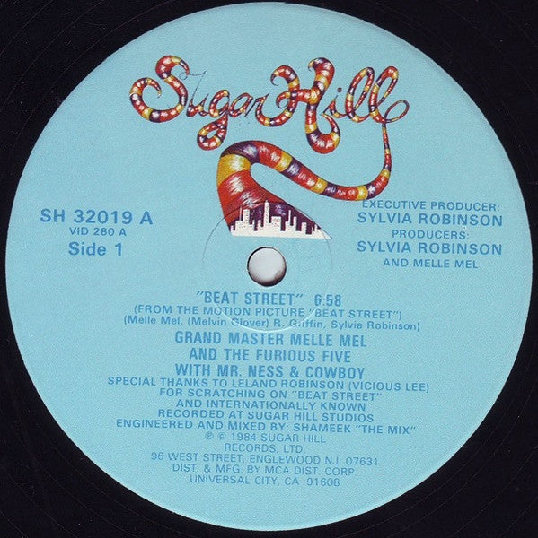 Grandmaster Melle Mel & The Furious Five - Beat Street / Internationally Known - 12" 3