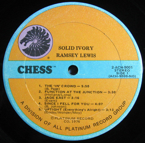 Ramsey Lewis - Solid Ivory: His Greatest Hits - LP 3
