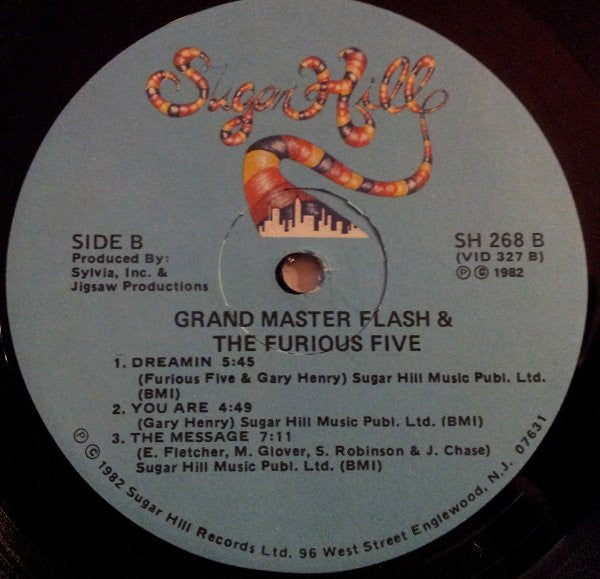 Grandmaster Flash & The Furious Five - The Message - LP 4