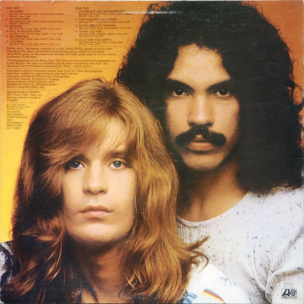 Daryl Hall & John Oates - Whole Oats - Vinyl, LP, Album, Stereo 3