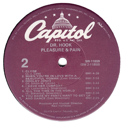 Dr. Hook - Pleasure & Pain - LP 4