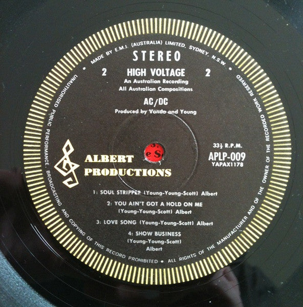 AC/DC - High Voltage - LP 4