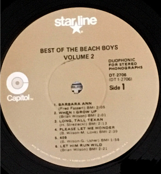 The Beach Boys - Best Of The Beach Boys, Vol. 2 - LP 3