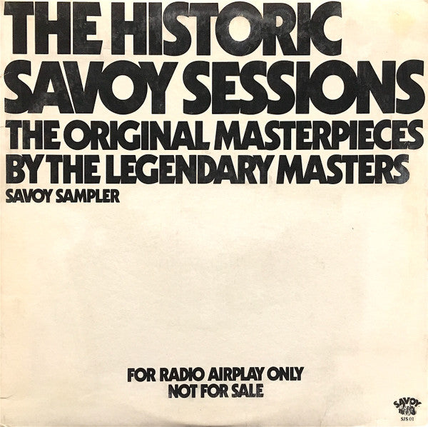 VAR - The Historic Savoy Sessions - LP
