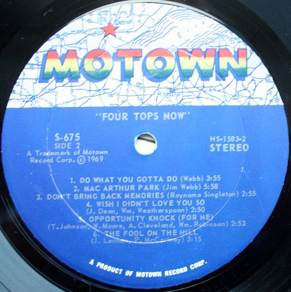 Four Tops - Four Tops Now! - LP 4