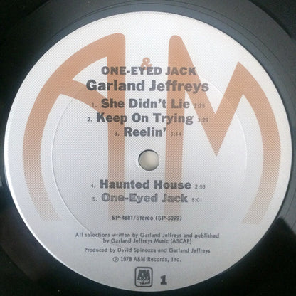Garland Jeffreys - One-Eyed Jack - LP 3
