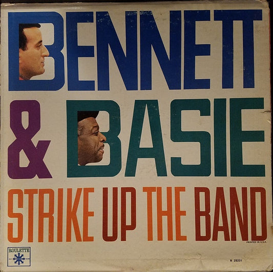 Tony Bennett - Bennett and Basie Strike Up The Band - VINTAGE vinyl record for sale