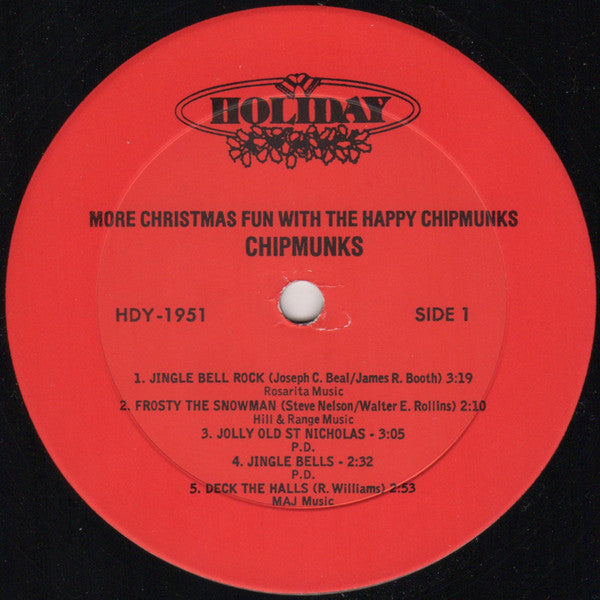 The Happy Chipmunks - More Christmas Fun With The Happy Chipmunks - LP 3