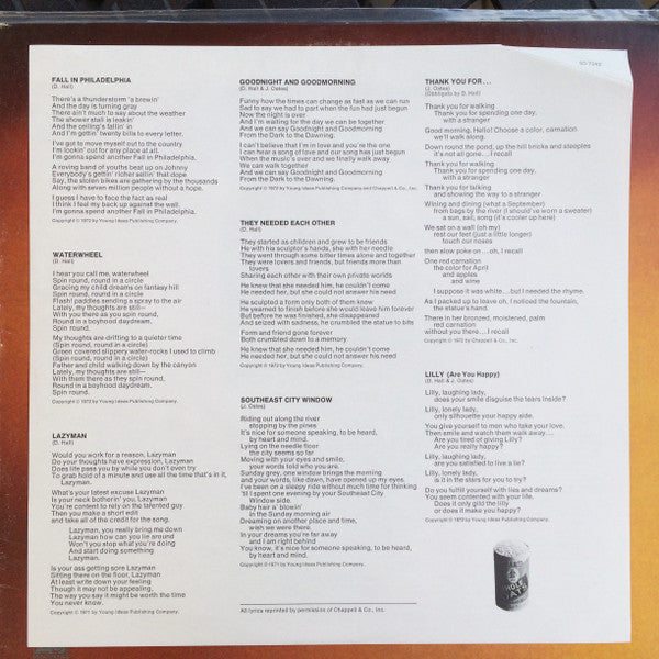 Daryl Hall & John Oates - Whole Oats - Vinyl, LP, Album, Stereo 6