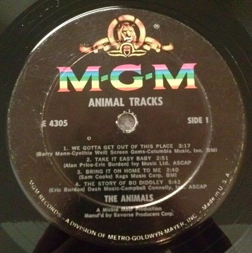 The Animals! - Animal Tracks - LP 3