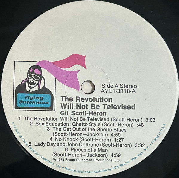 Gil Scott-Heron - The Revolution Will Not Be Televised - LP 3