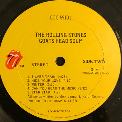 The Rolling Stones - Goats Head Soup - LP 4