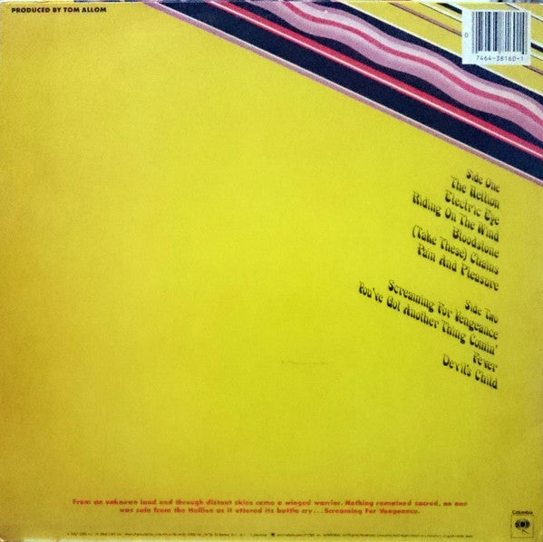 Judas Priest - Screaming For Vengeance - LP 2