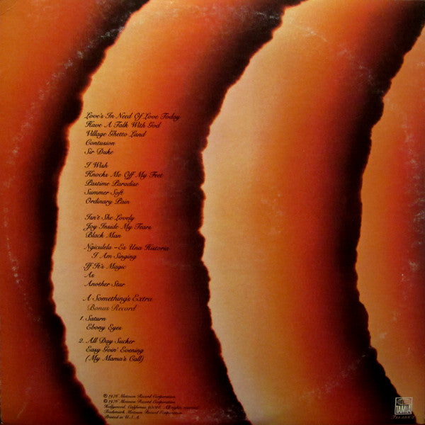 Stevie Wonder - Songs In The Key Of Life - LP 3