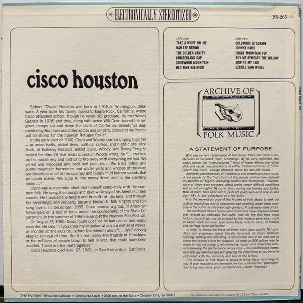 Cisco Houston - Cisco Houston - LP 2