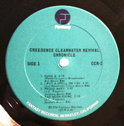Creedence Clearwater Revival Featuring John Fogerty - Chronicle - The 20 Greatest Hits - LP 3