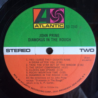 John Prine - Diamonds In The Rough - LP 4