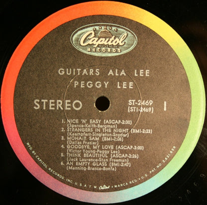 Peggy Lee - Guitars Ala Lee - Vinyl, LP, Album, Stereo 3