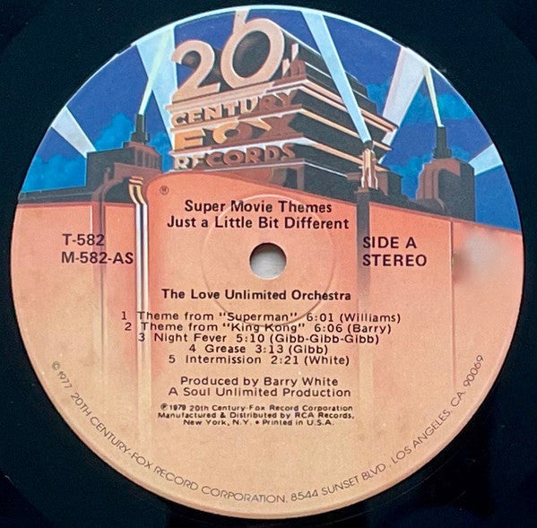The Love Unlimited Orchestra - Super Movie Themes - Just A Little Bit Different - LP 3