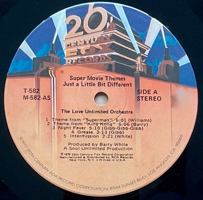 The Love Unlimited Orchestra - Super Movie Themes - Just A Little Bit Different - LP 3