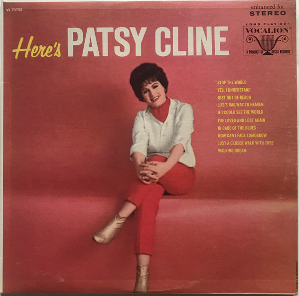 Patsy Cline - Here's Patsy Cline - LP